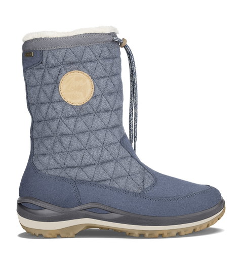 Lowa Winterstiefel Fedaia GTX (Veloursleder, wasserdicht) stahlblau Damen