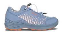 Lowa Wanderschuhe Zirrox Low GTX (Multifunktion, wasserdicht) skyblau/orange Kleinkinder
