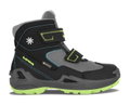 Lowa Winter Shoes Milo GTX (waterproof) black/turquoise Kids