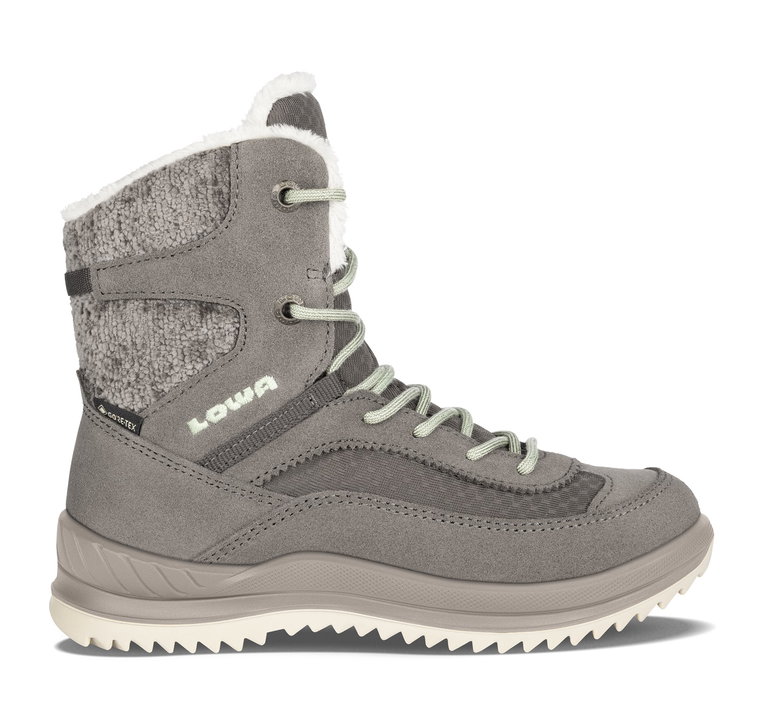 Lowa Winter Boots Ella GTX (waterproof) stone grey/mint Toddlers Girls