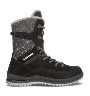 Lowa Winterstiefel Bianca GTX (Veloursleder, wasserdicht) schwarz Kids