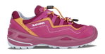 Lowa Multifunktionsschuhe Robin EVO GTX Low (wasserdicht, Veloursleder) fuchsiapink/mango Mädchen