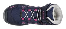 Lowa Winterschuhe Maddox Warm GTX Kid (wasserdicht) navyblau/pink Mädchen
