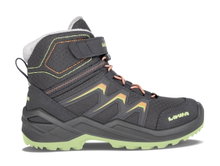 Lowa Winterschuhe Maddox Warm GTX Kid (wasserdicht) graphitgrau/mint Kinder