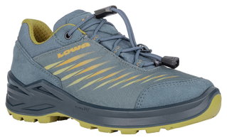 Lowa Multifunktionsschuhe Zirrox II GTX Low (wasserdicht, Textil/Synthetik) petrolblau/senf Kinder