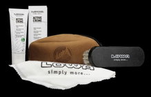 Lowa Shoe Cleaning Kit (Active Cream colorless 75ml, brush, cloth) - 1 Set