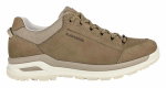 Lowa Everyday Travel Shoes Ascona LO GTX (Nubuck Leather, Waterproof) Sand Brown/Redwood Ladies