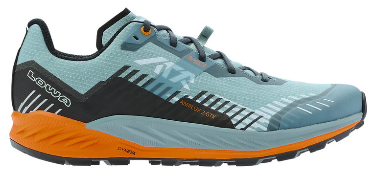 Lowa Trail-Laufschuhe Amplux 2 GTX (wasserdicht) rauchblau/orange Herren