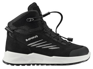 Lowa Winterschuhe Callisto Mid GTX (Textil/Synthetik, wasserdicht) schwarz/weiss Kleinkinder