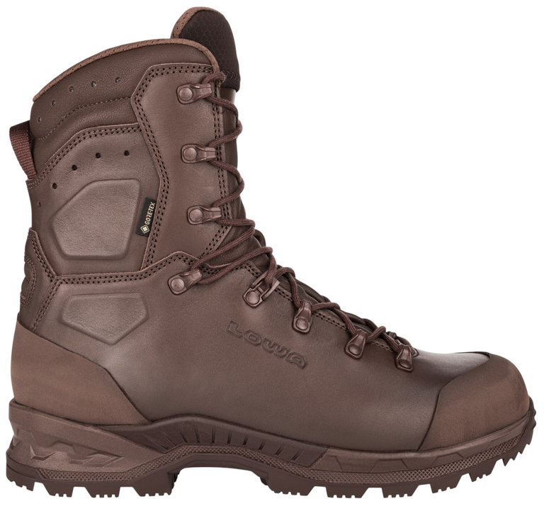 Lowa Military-Stiefel Arbeitsschuhe Combat Boot MK2 GTX (Glattleder, wasserdicht) dunkelbraun Herren