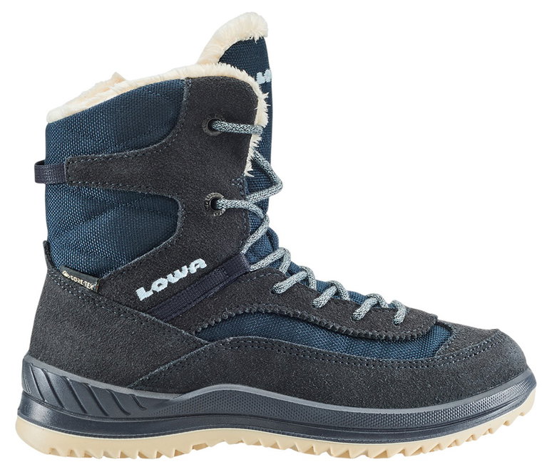 Lowa Winterstiefel Ella High GTX (wasserdicht) navyblau/eisblau Kleinkinder