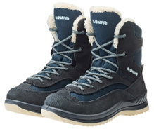 Lowa Winterstiefel Ella High GTX (wasserdicht) navyblau/eisblau Kinder