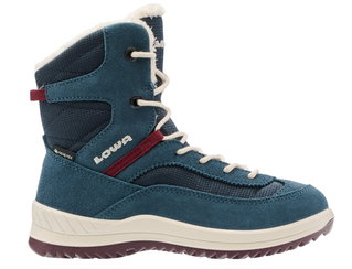 Lowa Winterstiefel Ella High GTX (wasserdicht) navyblau/rot Kinder