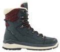 Lowa Winterstiefel Renegade Evo Ice GTX (Nubukleder/Textil, wasserdicht) navyblau/rot Damen