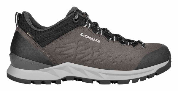 Lowa Wander-Travelschuhe Explorer II Low GTX (Veloursleder, wasserdicht) anthrazit/grau Herren