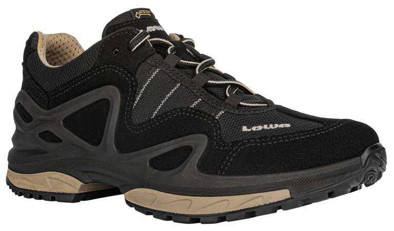 Lowa Wanderschuhe Gorgon GTX (Multifunktion, Textil/Synthetik, wasserdicht) schwarz/grau Damen