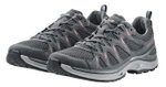 Lowa Wander-Travelschuhe Innox Evo II Low (All-Terrain, Synthetik/Textil) 2025 asphalt/lachs Damen