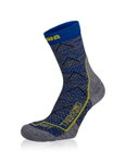 Lowa Wander-Trekkingsocke (Merinowolle, Wabenstruktur) blau Kinder - 1 Paar