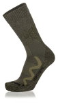 Lowa Hiking Sock Crew 3-Season Pro (Cotton, high comfort) dark green - 1 pair
