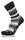 Lowa Tagessocke Crew Everyday (Merino/Baumwolle) grau/schwarz gestreift - 1 Paar