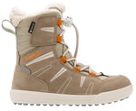 Lowa Winterstiefel Lucy 2 High GTX (Veloursleder/Textil, wasserdicht) sandbraun/orange Kleinkinder