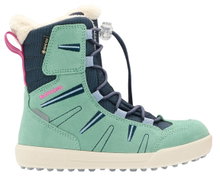 Lowa Winterstiefel Lucy 2 High GTX (Veloursleder/Textil, wasserdicht) rauchgrün/pflaume Kleinkinder