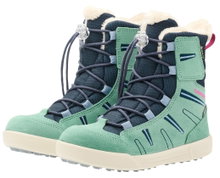 Lowa Winterstiefel Lucy 2 High GTX (Veloursleder/Textil, wasserdicht) rauchgrün/pflaume Kleinkinder