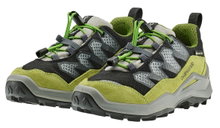 Lowa Wanderschuhe Maddox Pro Low GTX Junior (Textil/Veloursleder, wasserdicht) schwarz/limone Kinder
