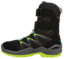 Lowa Winterstiefel Maddox Warm High GTX (Textil/Synthetik, wasserdicht) 2025 schwarz/limone Kleinkinder