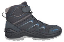 Lowa Winterschuhe Maddox Warm Mid GTX (Textil/Synthetik, wasserdicht) 2025 stahlblau Kinder