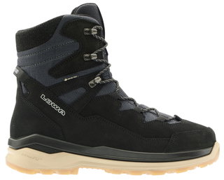 Lowa Winterstiefel Ottawa Evo GTX (Veloursleder/Textil, wasserdicht, warm) schwarz/beige Herren