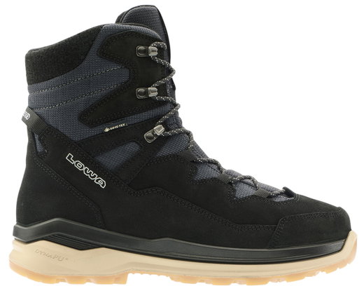 Lowa Winterstiefel Ottawa Evo GTX (Veloursleder/Textil, wasserdicht, warm) schwarz/beige Herren