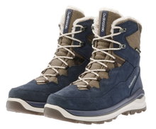 Lowa Winterstiefel Ottawa Evo GTX (Veloursleder/Textil, wasserdicht) navyblau/dune Damen