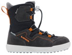 Lowa Winterstiefel Raik 2 High GTX (Veloursleder/Textil, wasserdicht) schwarz/orange Kinder