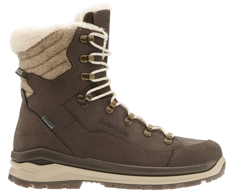 Lowa Winterstiefel Renegade Evo Ice GTX (Nubukleder/Textil, wasserdicht) braun/beige Damen