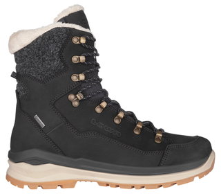 Lowa Winterstiefel Renegade Evo Ice GTX (Nubukleder/Textil, wasserdicht) schwarz/champagner Damen
