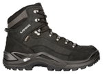 Lowa Wanderschuhe Renegade Mid GTX (All-Terrain, Nubukleder, wasserdicht) tiefschwarz Herren