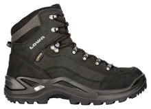 Lowa Wanderschuhe Renegade Mid GTX (All-Terrain, Nubukleder, wasserdicht) tiefschwarz Herren