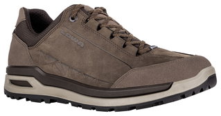 Lowa Everyday Travel Shoes Bellagio Low GTX (Nubuck Leather, Waterproof) Espresso/Brown Men's