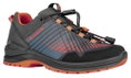 Lowa Wander-Travelschuhe Carezza GTX Low Junior (Synthetik/Textil, wasserdicht) anthrazitgrau/orange Kinder