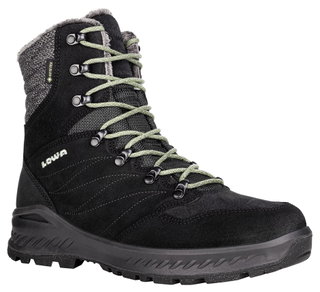 Lowa Winterstiefel Nabucco GTX (Veloursleder/Textil, wasserdicht) schwarz/jade Damen