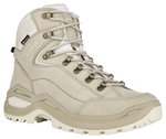 Lowa Wanderschuhe Renegade Evo Mid GTX (All-Terrain, Nubukleder, wasserdicht) champagner/panna Damen