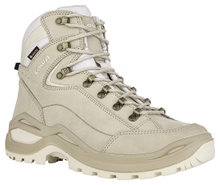 Lowa Wanderschuhe Renegade Evo Mid GTX (All-Terrain, Nubukleder, wasserdicht) champagner/panna Damen