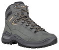 Lowa Wanderschuhe Renegade Evo Mid GTX (All-Terrain, Nubukleder, wasserdicht) graphitgrau/aprikose Damen