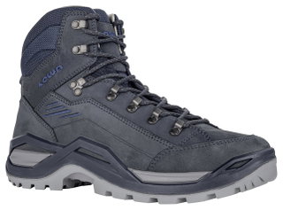 Lowa Wanderschuhe Renegade EVO LL Mid (All-Terrain, Nubukleder) navyblau Herren