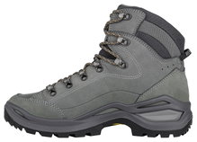 Lowa Wanderschuhe Renegade EVO LL Mid (All-Terrain, Nubukleder) graphitgrau/aprikose Damen