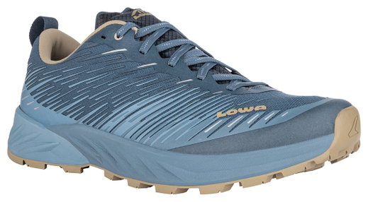 Lowa Trail-Buty biegowe Amplux (Syntetyk, lekkość) niebieski dżins/piasek męskie