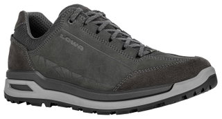 Lowa Alltag-Travelschuhe Bellagio Low GTX (Nubukleder, wasserdicht) anthrazitgrau Herren