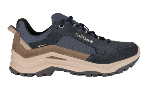 Lowa Wanderschuhe Ventierra LO GTX (Veloursleder/Textil, wasserdicht) navyblau/dune Herren