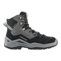 Lowa buty trekkingowe Wandax Mid GTX (skóra zamszowa/syntetyk, wodoodporne) czarne/szare dziecięce